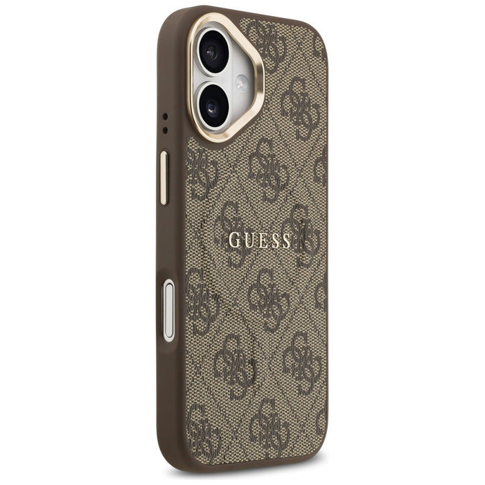 Калъф Guess 4G PU Classic Logo MagSafe за iPhone 17 - кафяв