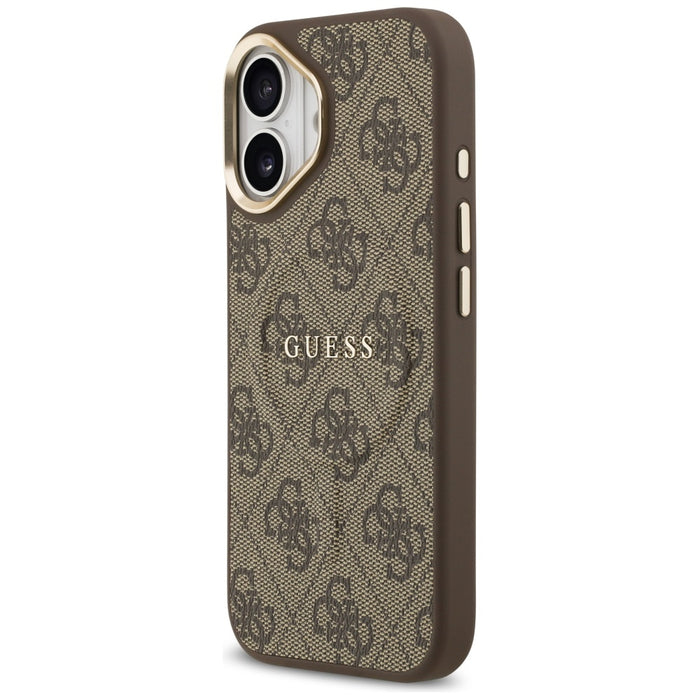 Калъф Guess 4G PU Classic Logo MagSafe за iPhone 17 - кафяв