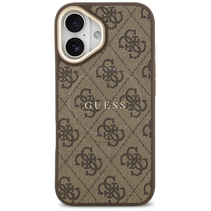 Калъф Guess 4G PU Classic Logo MagSafe за iPhone 17 - кафяв
