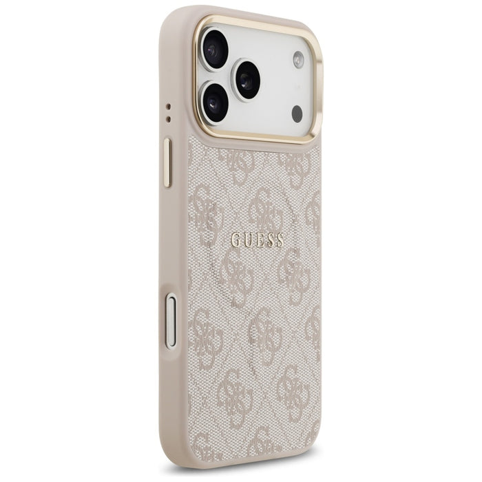Калъф Guess 4G PU Classic Logo MagSafe за iPhone 17 Pro Max - розов