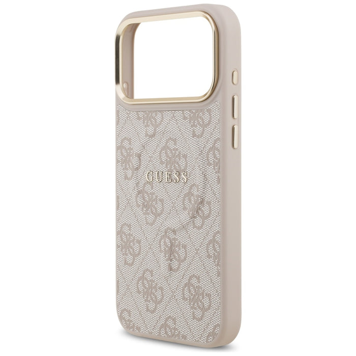 Калъф Guess 4G PU Classic Logo MagSafe за iPhone 17 Pro Max - розов