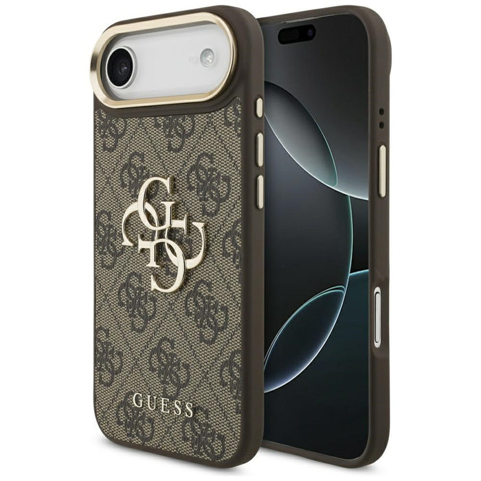 Калъф Guess 4G Big 4G Classic Logo за iPhone Air - кафяв и златист
