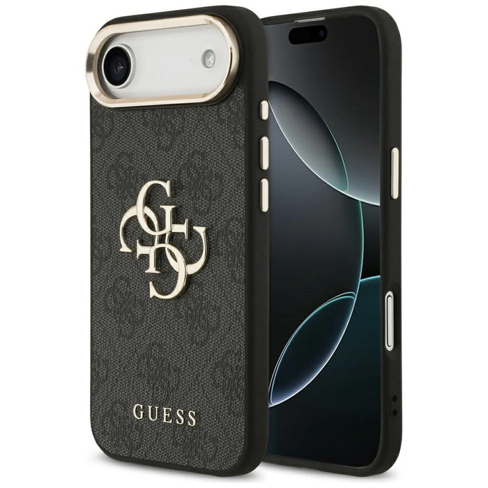 Калъф Guess 4G Big 4G Classic Logo за iPhone Air - черен и златен