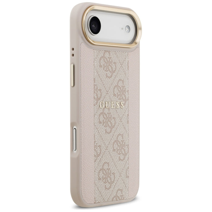 Калъф Guess 4G Stripe MagSafe за iPhone Air - розов