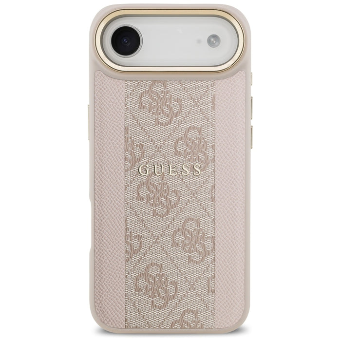 Калъф Guess 4G Stripe MagSafe за iPhone Air - розов