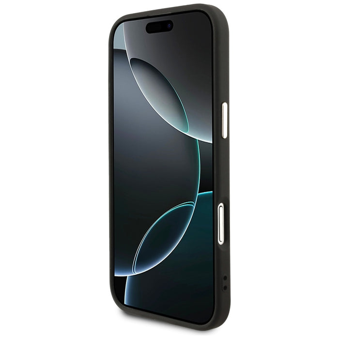 Калъф Guess 4G Triangle Logo MagSafe за iPhone Air - черен и златен