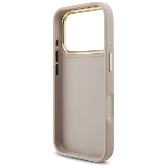 Калъф Guess 4G Big 4G Classic Logo Big Strap Metal Buttons за iPhone 17 Pro - Розов