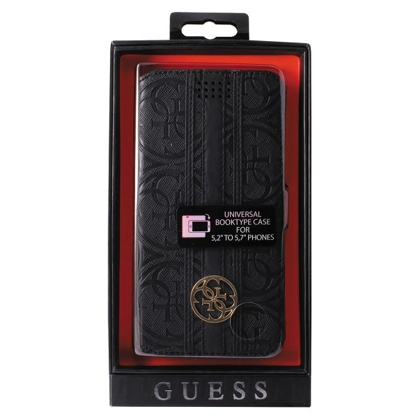 Калъф Guess 4G Heritage Book Universal XL 5.2" - 5.7" - черен