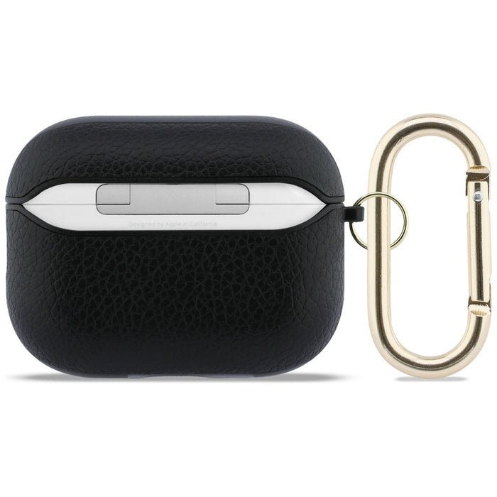 Калъф Guess Grained Classic Logo за AirPods Pro 3 - черен