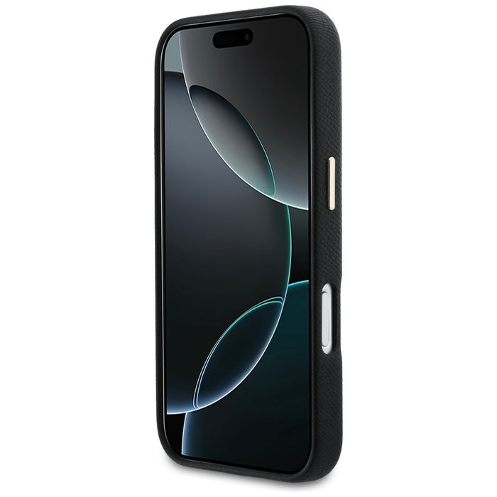 Калъф Guess FW Resin Logo за iPhone 17 Pro - черен