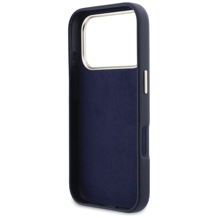 Калъф Guess FW Resin Logo за iPhone 17 Pro - син