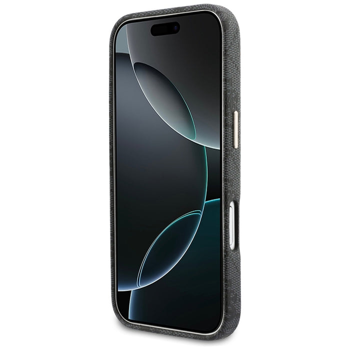 Калъф Guess 4G Script MagSafe за iPhone 17 - черен