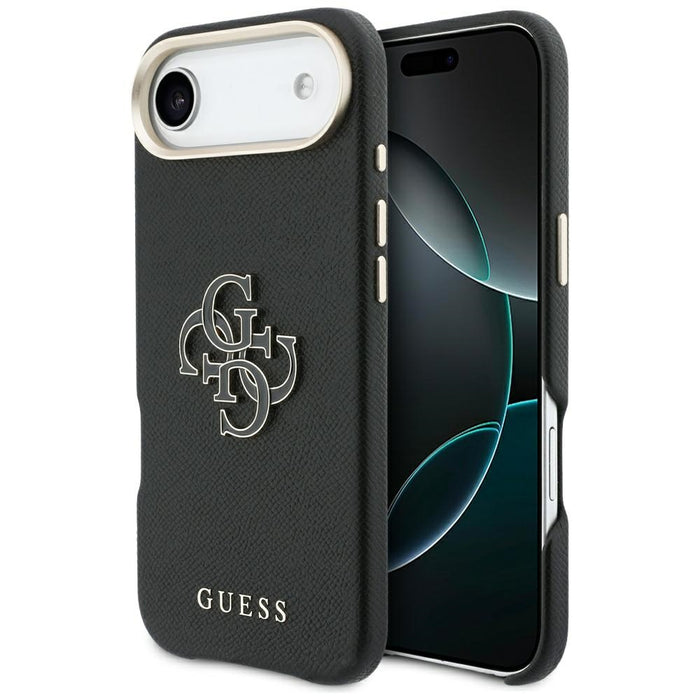 Калъф Guess FW с лого от смола за iPhone Air - черен