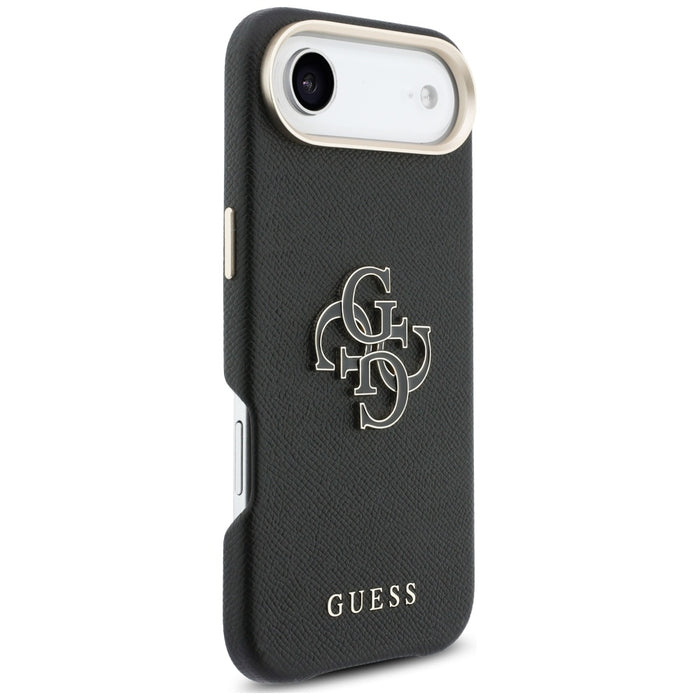Калъф Guess FW с лого от смола за iPhone Air - черен