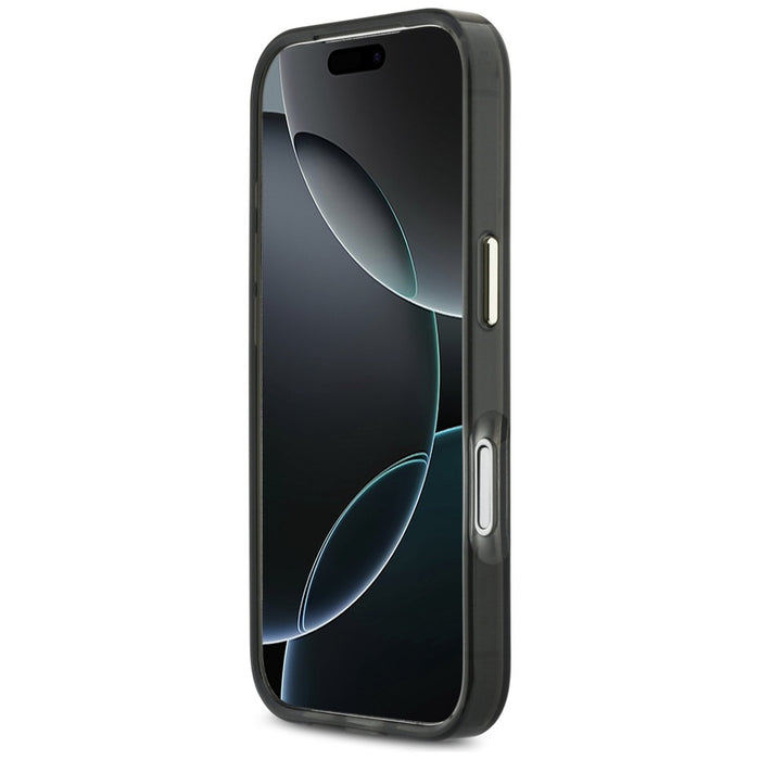 Калъф Guess IML Script Metal MagSafe за iPhone 17 Pro Max - черен