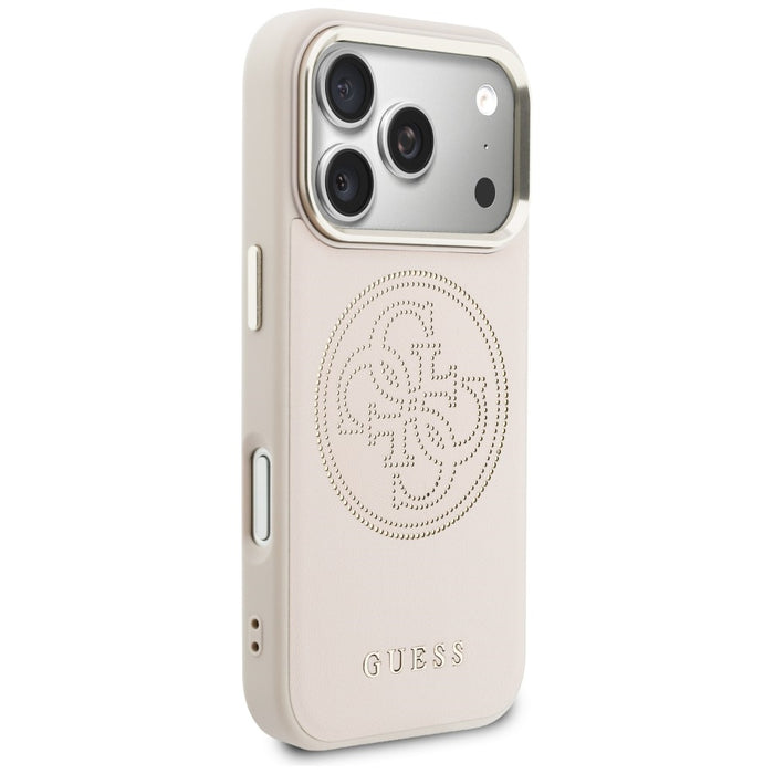 Калъф Guess Perforated 4G MagSafe за iPhone 17 Pro Max - розов