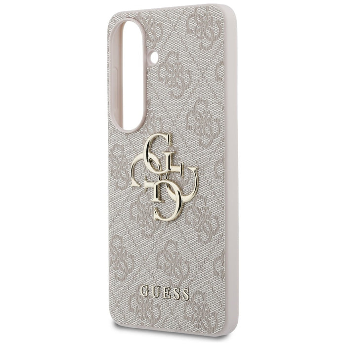 Калъф Guess 4G с голямо метално лого за Samsung Galaxy S26 - розов