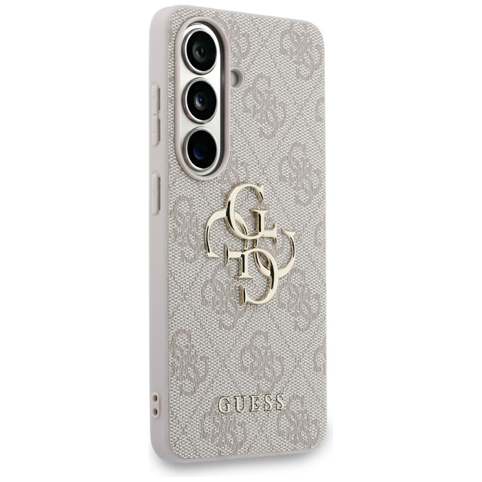 Калъф Guess 4G с голямо метално лого за Samsung Galaxy S26 - розов