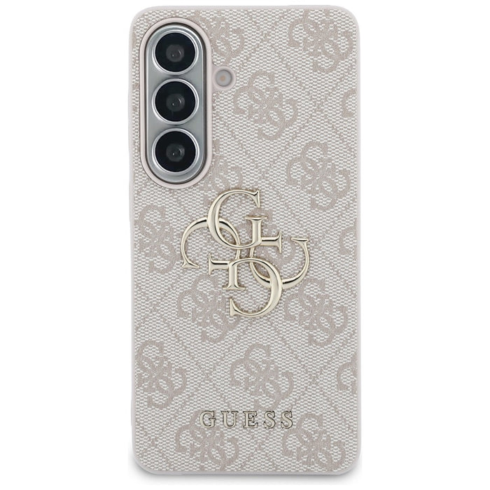 Калъф Guess 4G с голямо метално лого за Samsung Galaxy S26 - розов