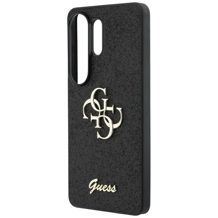 Калъф Guess Fixed Glitter Big 4G Metal Logo за Samsung Galaxy S26 Ultra - черен