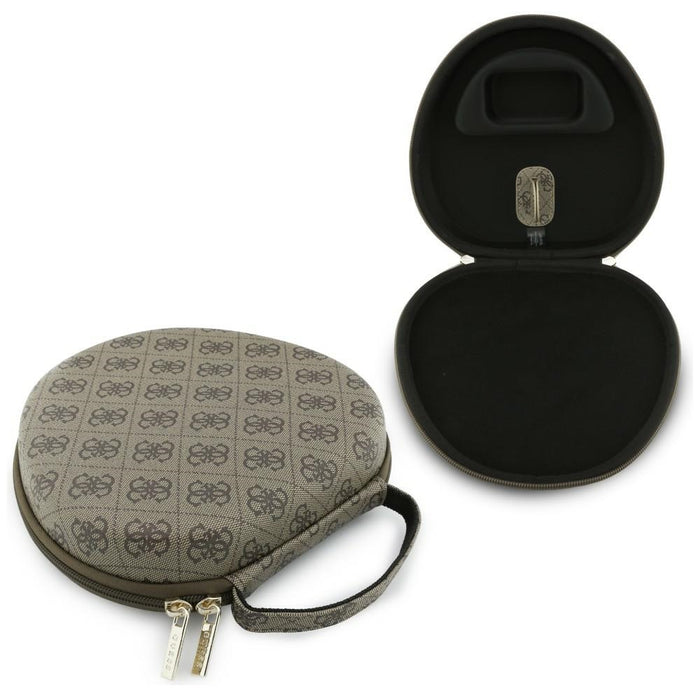 Калъф за слушалки Guess Carry Box - кафяв