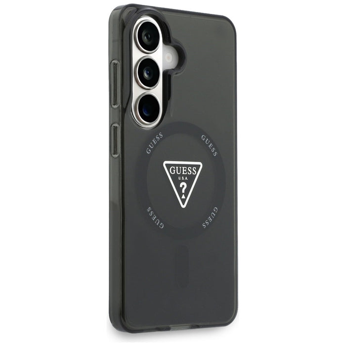 Калъф Guess IML Gradient Triangle MagSafe за Samsung Galaxy S26 - черен