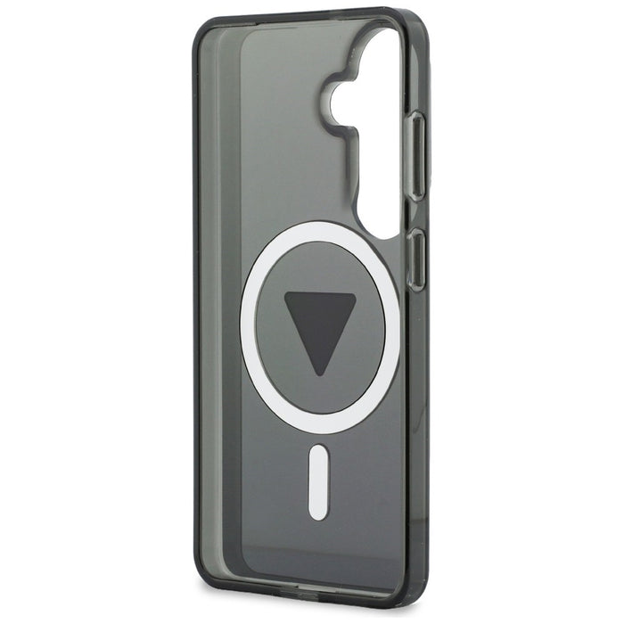 Калъф Guess IML Gradient Triangle MagSafe за Samsung Galaxy S26 - черен