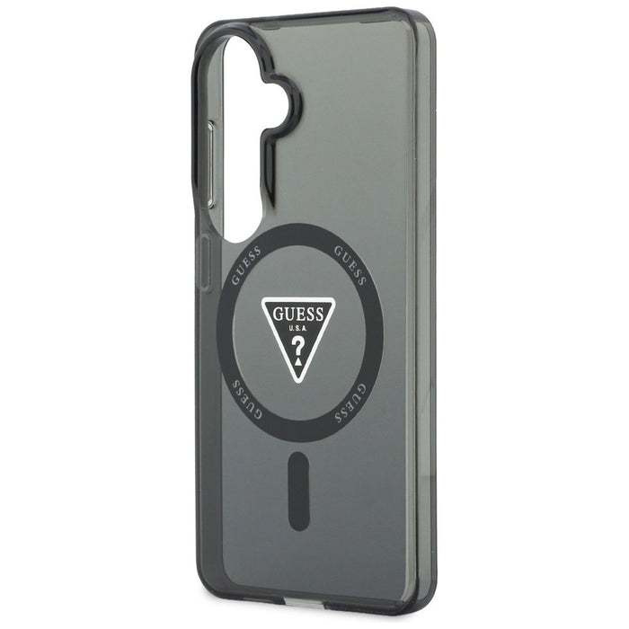 Калъф Guess IML Gradient Triangle MagSafe за Samsung Galaxy S26 - черен