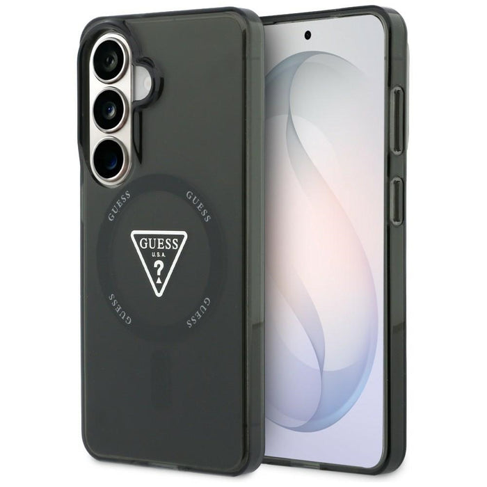 Калъф Guess IML Gradient Triangle MagSafe за Samsung Galaxy S26 - черен