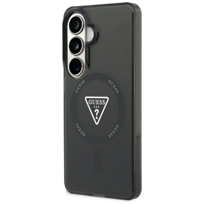 Калъф Guess IML Gradient Triangle MagSafe за Samsung Galaxy S26 - черен