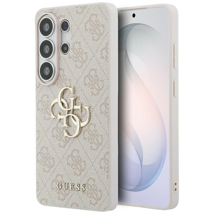Калъф Guess 4G с голямо метално лого за Samsung Galaxy S26 Ultra - розов