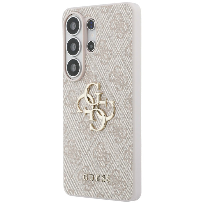 Калъф Guess 4G с голямо метално лого за Samsung Galaxy S26 Ultra - розов