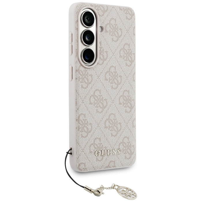 Калъф Guess 4G Classic Logo Charm MagSafe за Samsung Galaxy S26 - розов