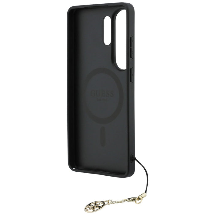 Калъф Guess 4G Classic Logo Charm MagSafe за Samsung Galaxy S26 Ultra - кафяв