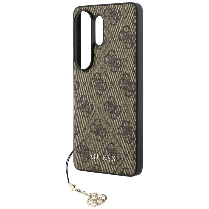 Калъф Guess 4G Classic Logo Charm MagSafe за Samsung Galaxy S26 Ultra - кафяв