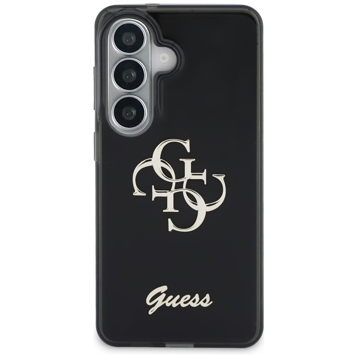 Калъф Guess IML Big Metal 4G Script за Samsung Galaxy S26 - черен