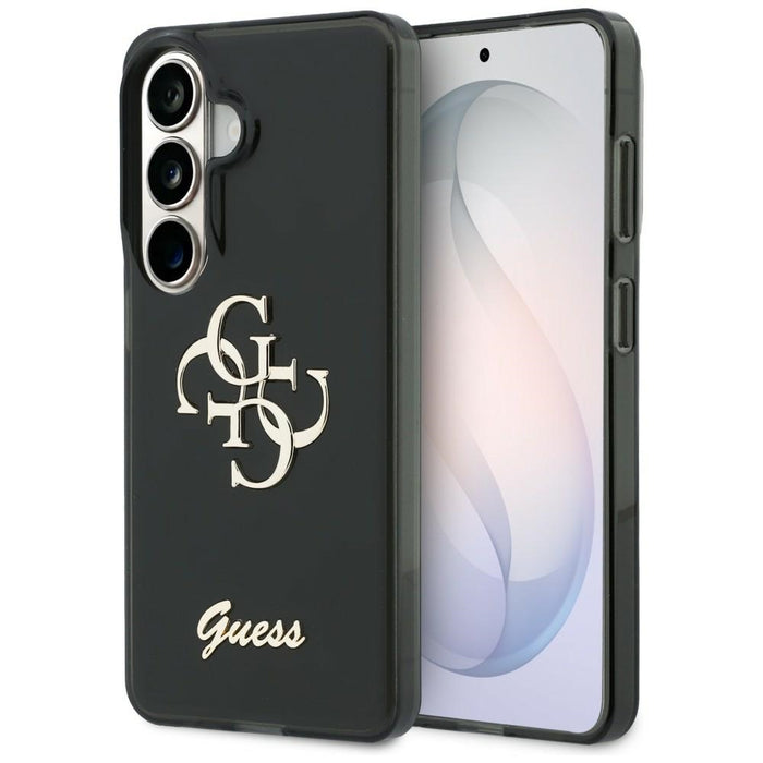 Калъф Guess IML Big Metal 4G Script за Samsung Galaxy S26 - черен