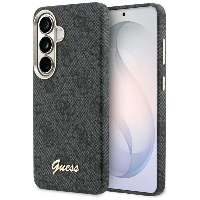 Калъф Guess 4G Script MagSafe за Samsung Galaxy S26 - черен