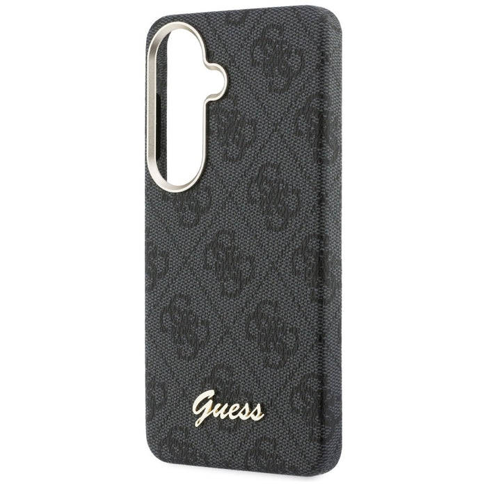 Калъф Guess 4G Script MagSafe за Samsung Galaxy S26 - черен