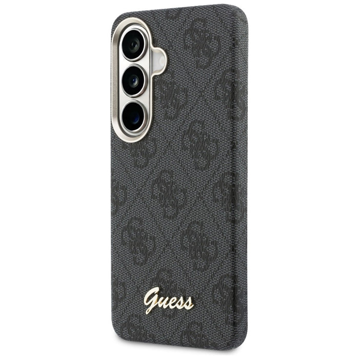 Калъф Guess 4G Script MagSafe за Samsung Galaxy S26 - черен
