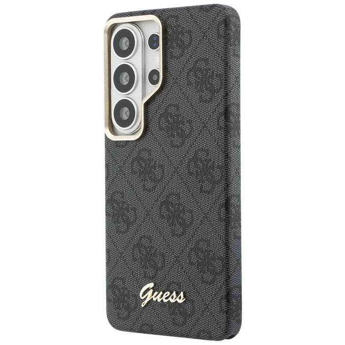 Калъф Guess 4G Script MagSafe за Samsung Galaxy S26 Ultra - черен