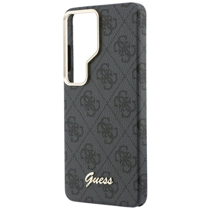 Калъф Guess 4G Script MagSafe за Samsung Galaxy S26 Ultra - черен