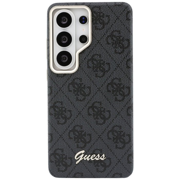 Калъф Guess 4G Script MagSafe за Samsung Galaxy S26 Ultra - черен