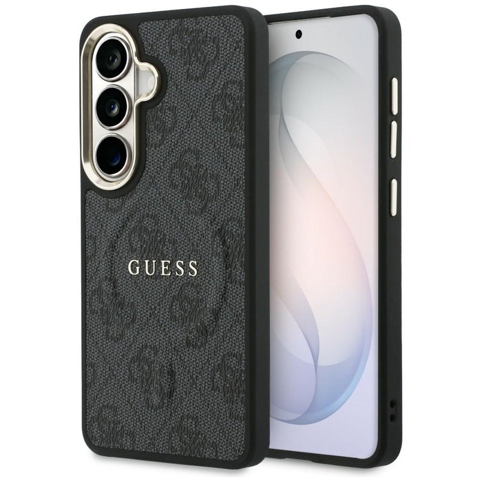 Калъф Guess 4G Embossed Ring MagSafe за Samsung Galaxy S26 - черен