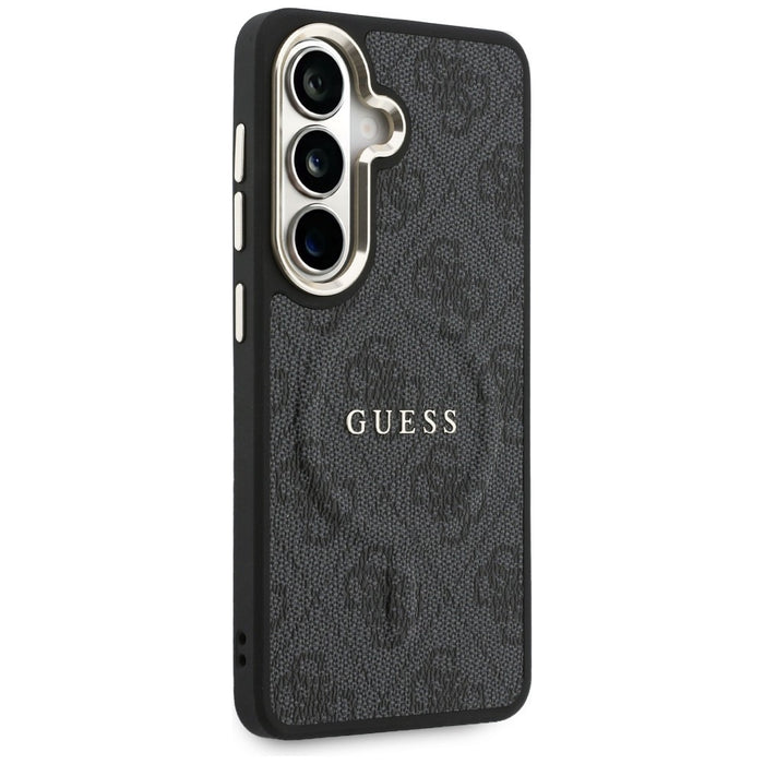 Калъф Guess 4G Embossed Ring MagSafe за Samsung Galaxy S26 - черен