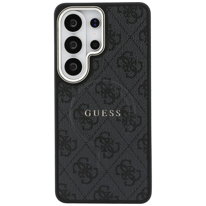 Калъф Guess 4G Embossed Ring MagSafe за Samsung Galaxy S26 Ultra - черен