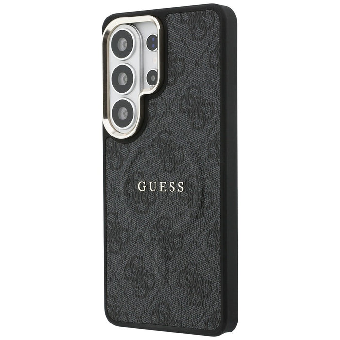 Калъф Guess 4G Embossed Ring MagSafe за Samsung Galaxy S26 Ultra - черен