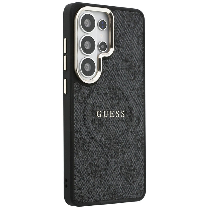 Калъф Guess 4G Embossed Ring MagSafe за Samsung Galaxy S26 Ultra - черен