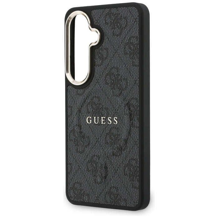 Калъф Guess 4G Embossed Ring MagSafe за Samsung Galaxy S26+ - черен