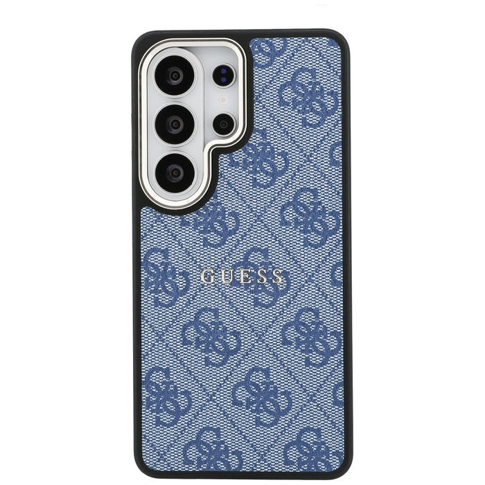 Калъф Guess 4G Embossed Ring MagSafe за Samsung Galaxy S26 Ultra - син